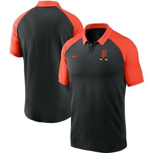 Nike San Francisco Giants MLB Baseball Legacy Tri-Blend Raglan Performance Polo